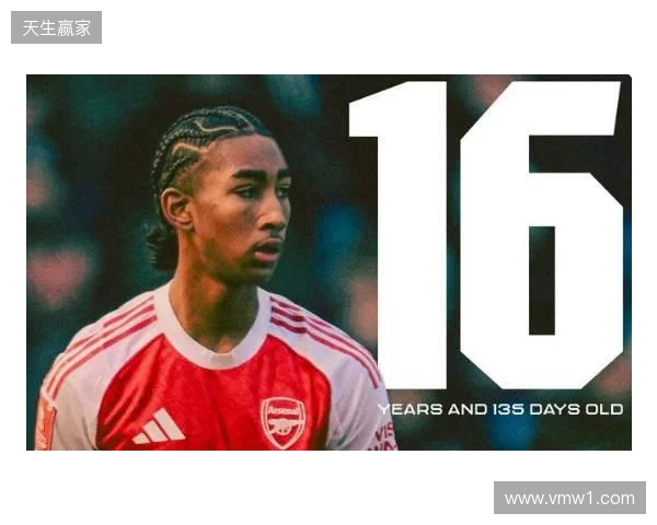 16岁66天，道曼成为阿森纳队史足总杯最年轻的出场球员